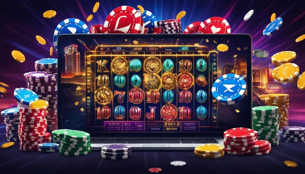 Hình ảnh game Nổ Hũ cổ điển với biểu tượng trái cây